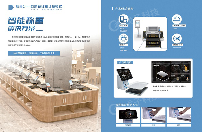 智慧食堂時代，戈子科技稱重結(jié)算臺震撼上市！